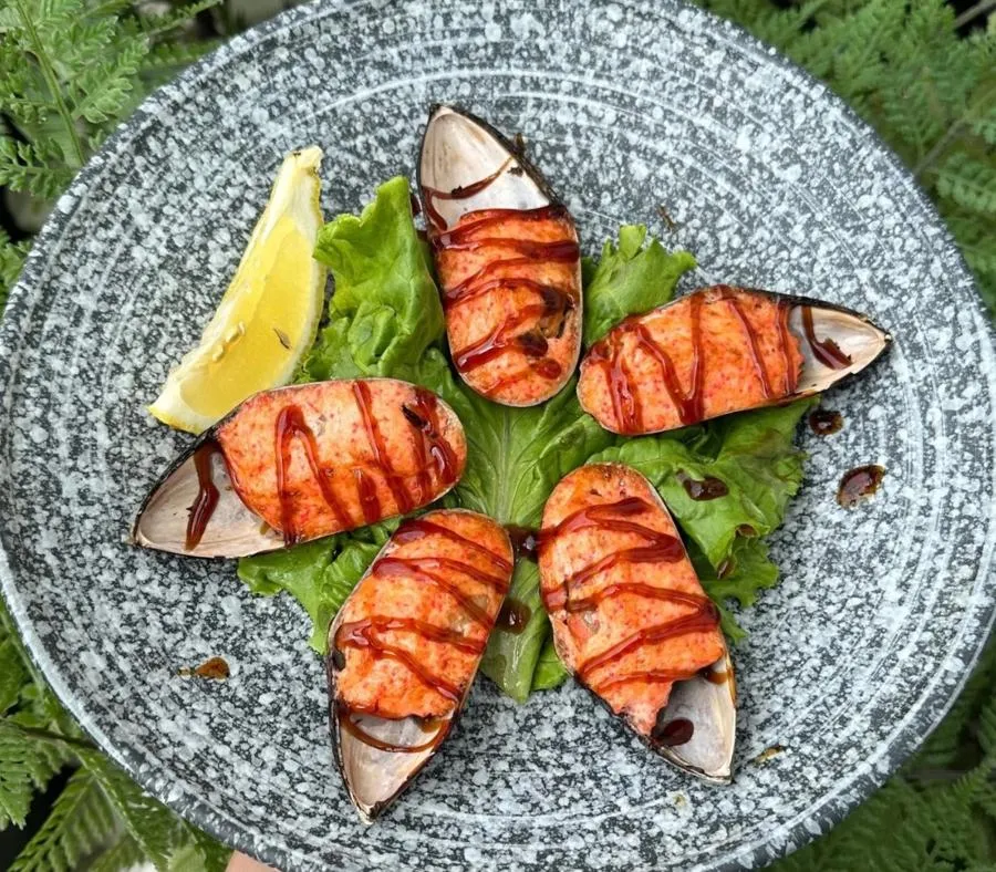 Мидии в ракушках