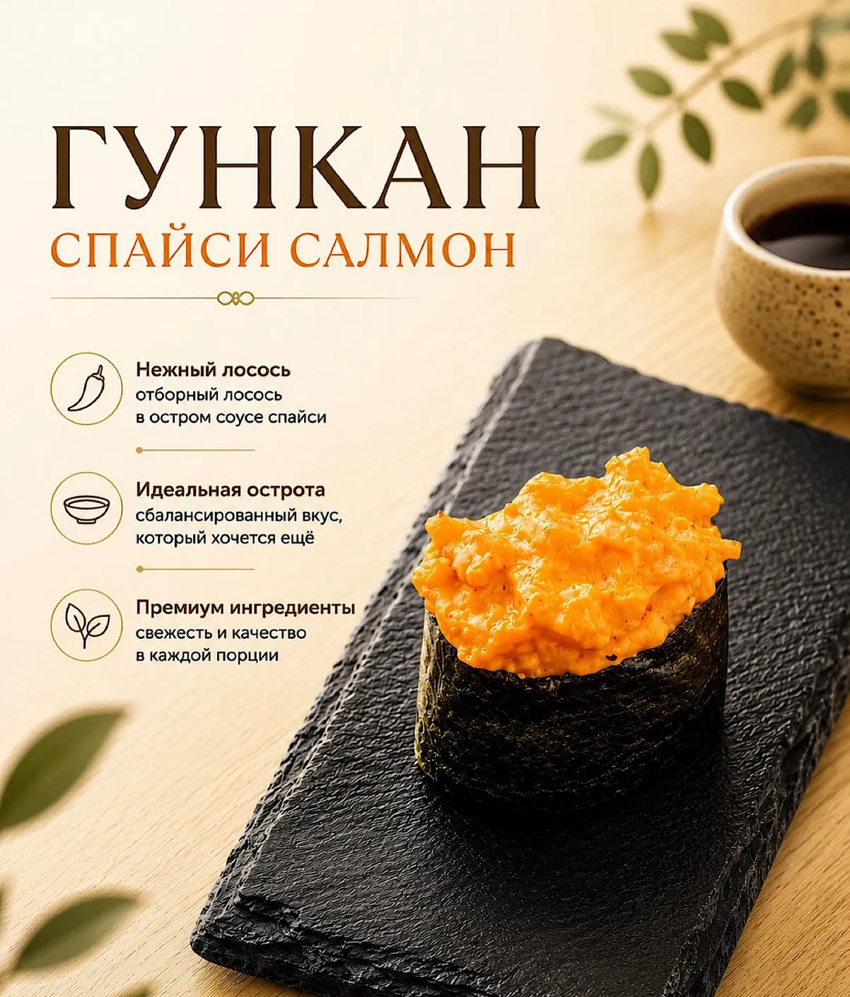 Гункан Спайси Салмон