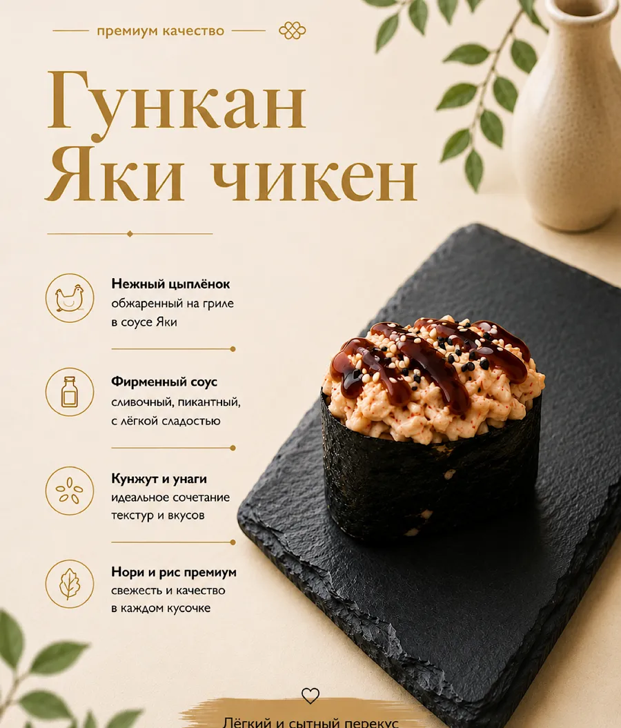 Гункан Яки чикен
