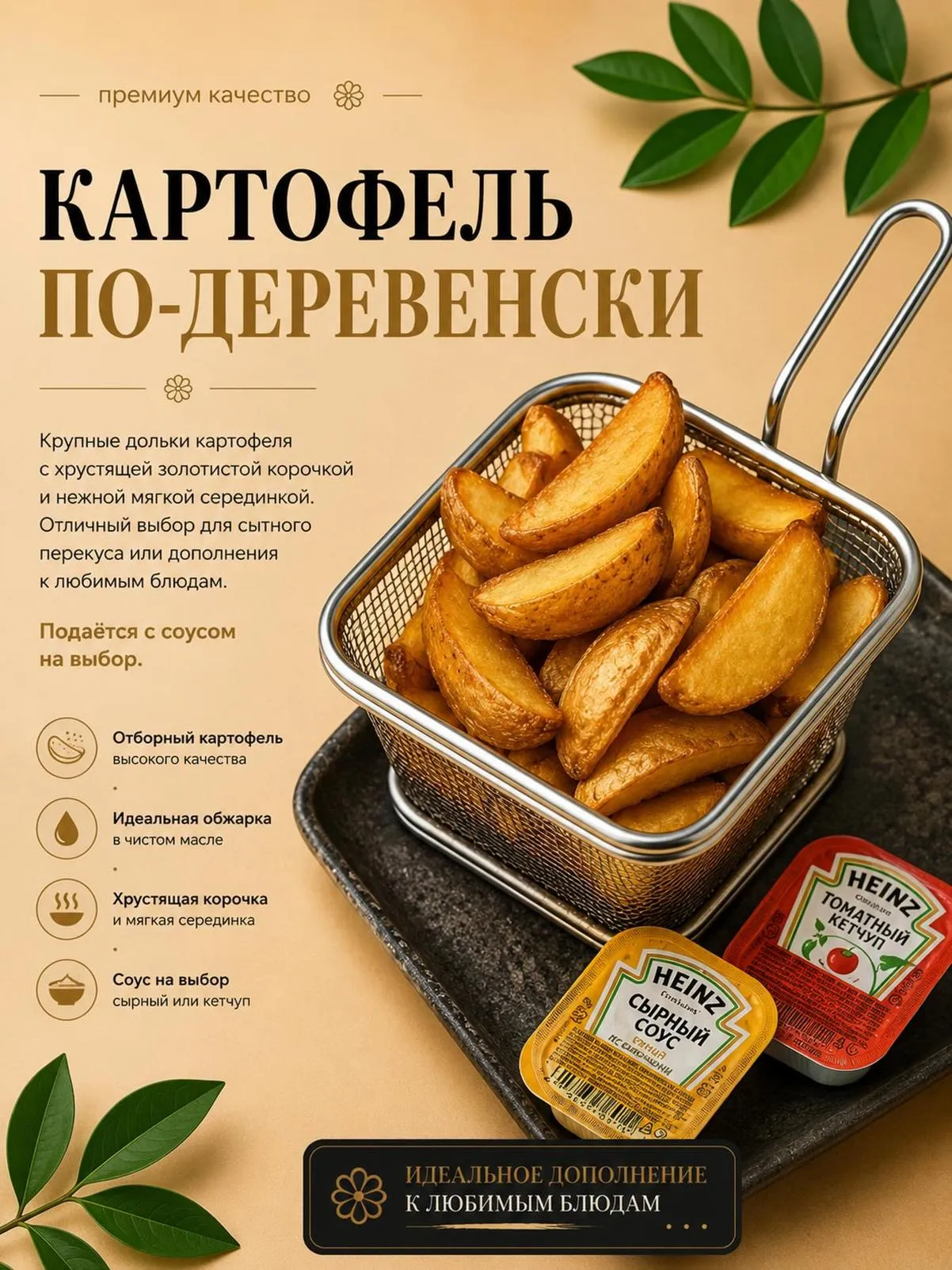Картофель по-деревенски