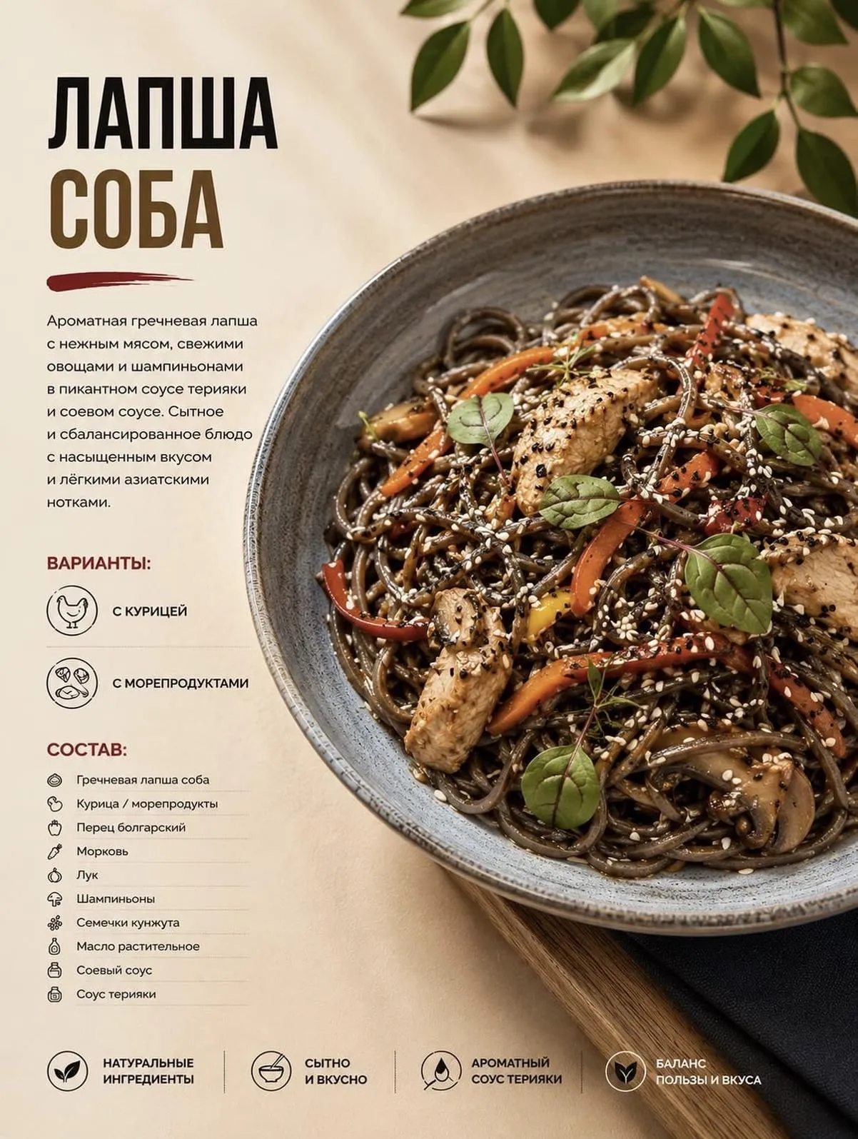 Лапша Соба